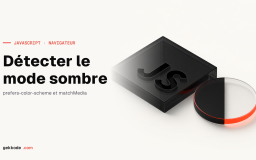 Détecter en JavaScript le dark mode