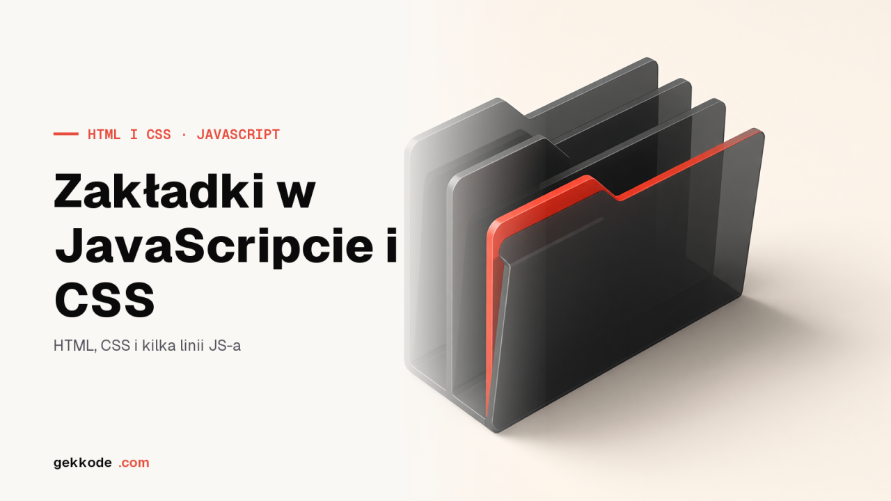 System zakładek w JavaScripcie i CSS, z atrybutami ARIA