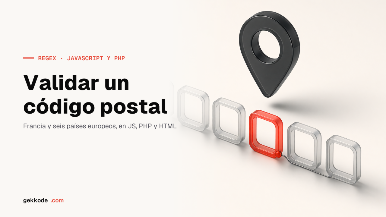 Expresión regular para validar un código postal