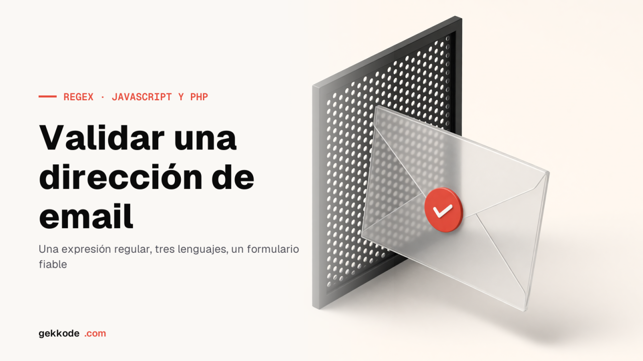 Expresión regular para validar un email en JavaScript y PHP