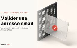 Expression régulière pour valider l’adresse email