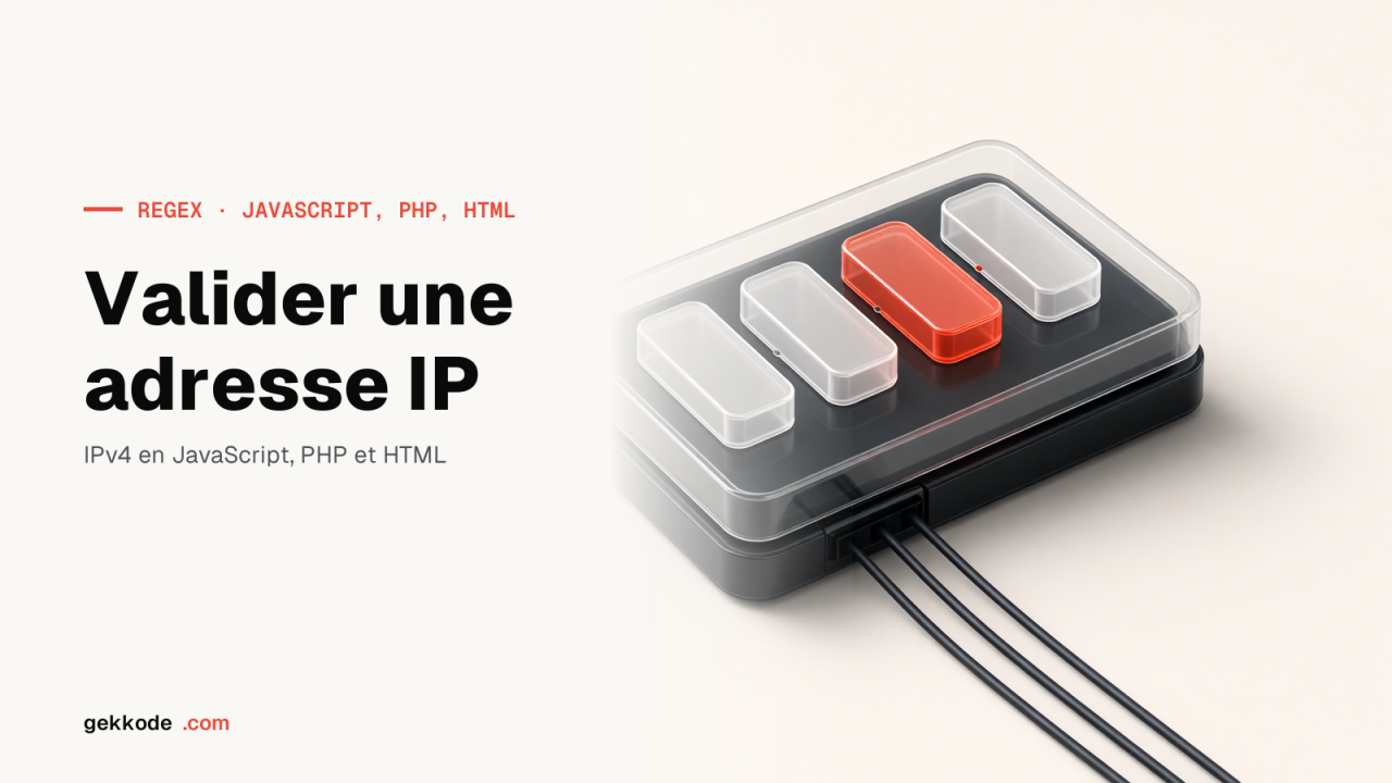 Expression régulière pour valider une adresse IP