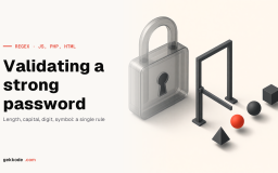 Regex to validate a strong password in JavaScript and PHP