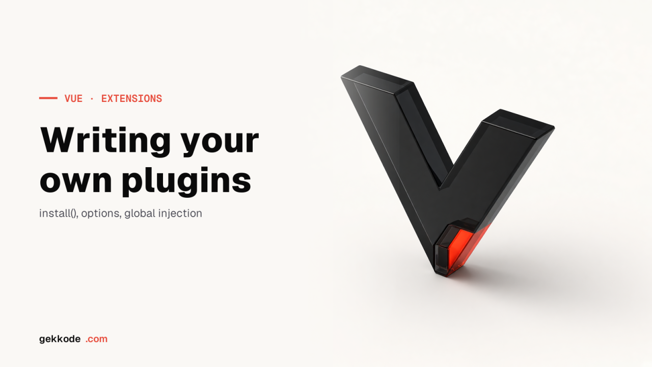 Vue 3 plugins: write your own with install and provide
