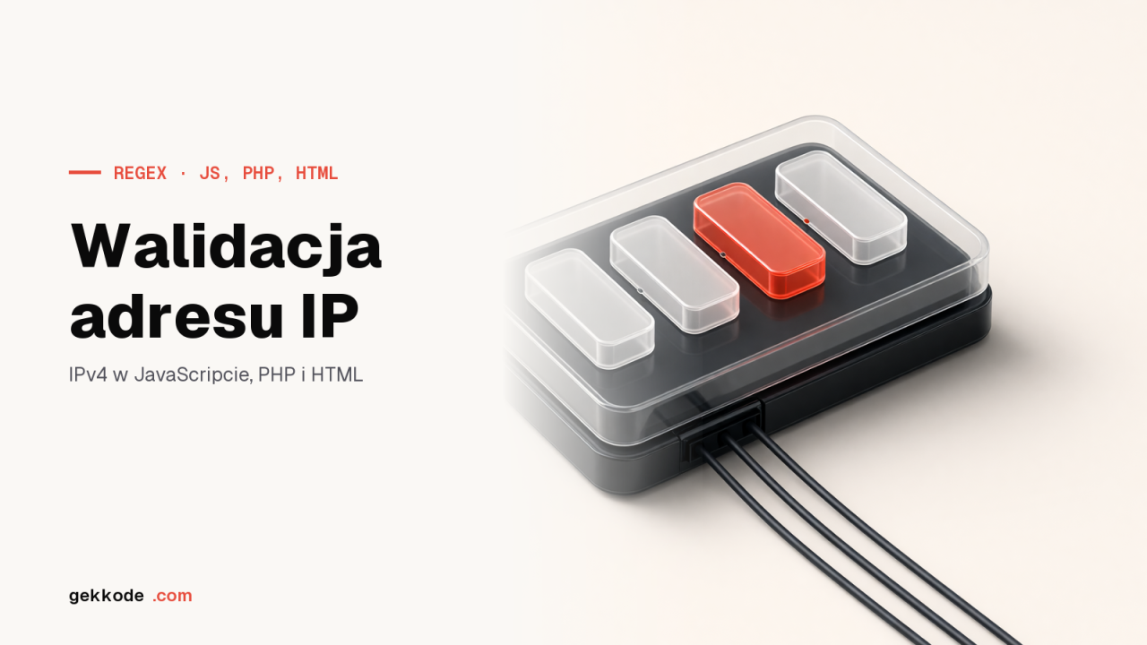 Wyrażenie regularne do walidacji adresu IP: IPv4 i IPv6