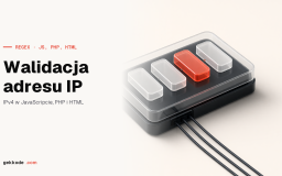 Wyrażenie regularne do walidacji adresu IP: IPv4 i IPv6