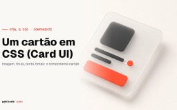 Card UI em CSS: criar um cartão com a propriedade filter