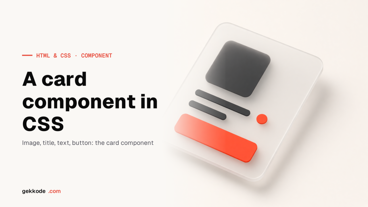 CSS card UI: build a hover card with the filter property
