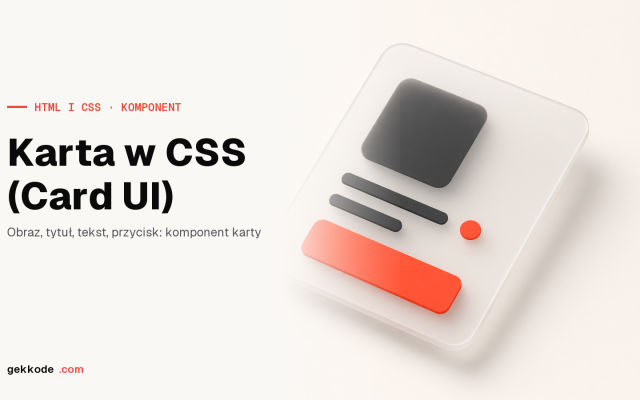 Karta (card UI) w CSS: efekt hover z właściwością filter