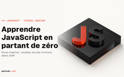 Apprendre Javascript, Tutoriel pour les débutants