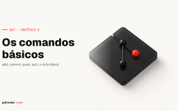 Tutorial Git: os comandos básicos (add, commit, push, pull)