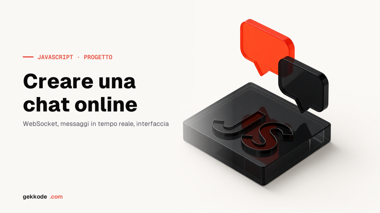 Tutorial JavaScript: creare una chat online con i WebSocket