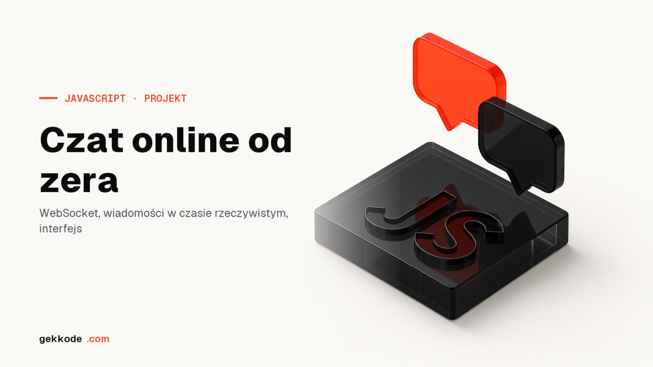 Czat online w JavaScripcie: tutorial z WebSocketami i Node.js