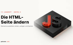 DOM manipulieren: die HTML-Seite mit JavaScript ändern