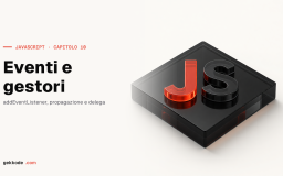 Eventi e gestori di eventi in JavaScript con addEventListener
