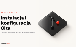 Kurs Git: instalacja, konfiguracja i uwierzytelnianie SSH
