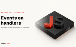 JavaScript-events en event handlers: addEventListener