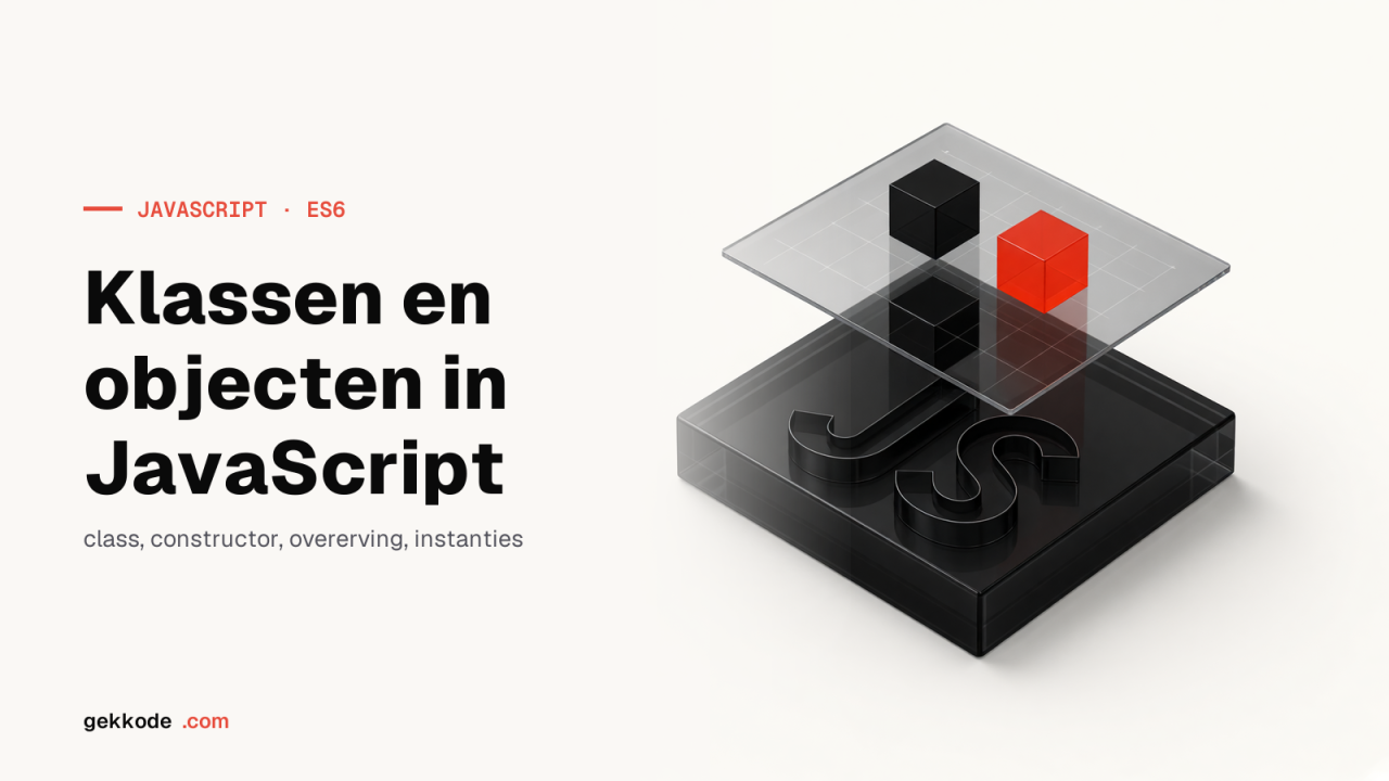 JavaScript-klassen en objecten: een introductie tot ES6