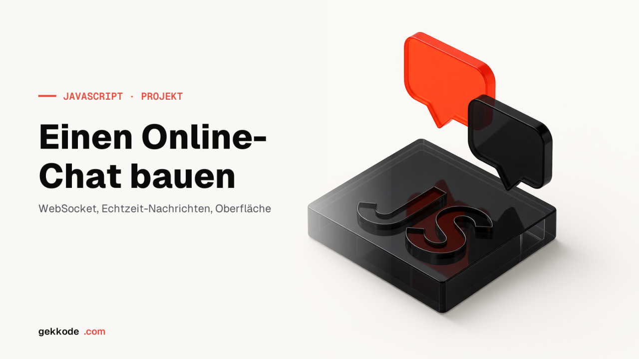 JavaScript-Tutorial: einen Online-Chat mit WebSockets bauen