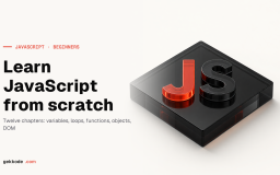 Learn JavaScript: a step-by-step tutorial for beginners