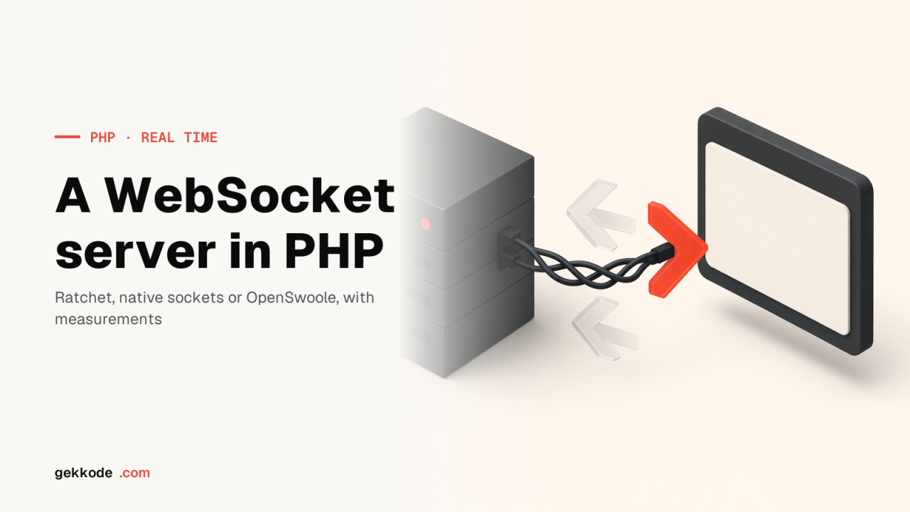 PHP WebSocket server: three approaches, measured and compared