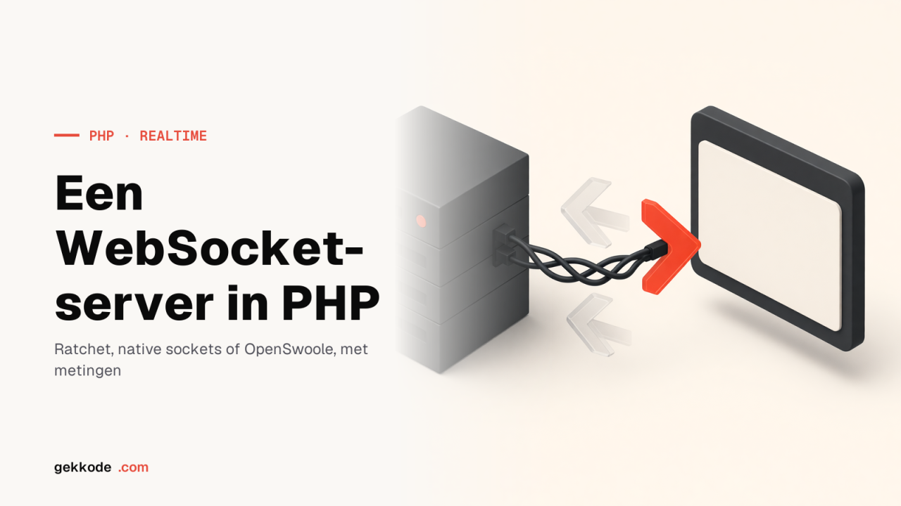 PHP WebSocket-server: drie aanpakken, gemeten en vergeleken