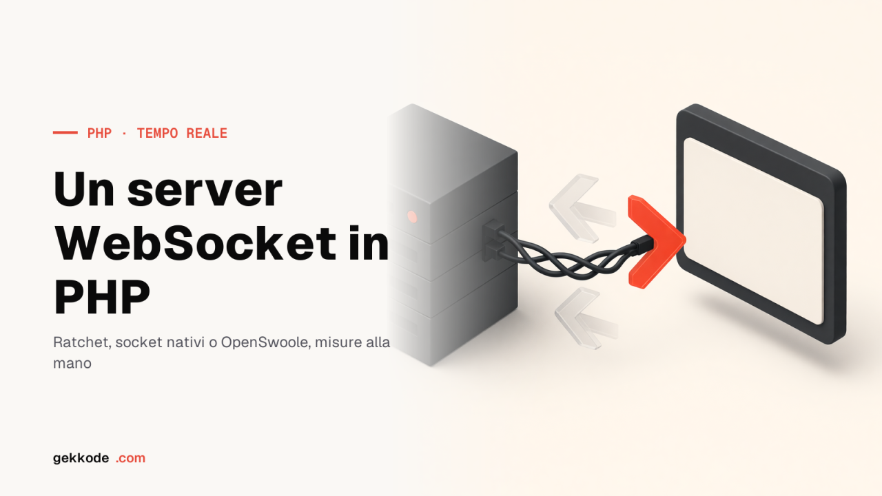 Server WebSocket in PHP: tre approcci misurati e confrontati