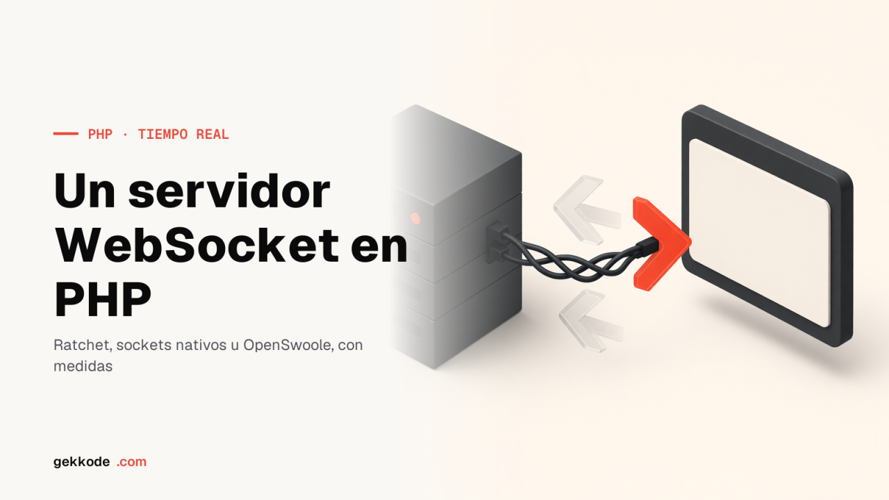 Servidor WebSocket en PHP: tres enfoques medidos y comparados