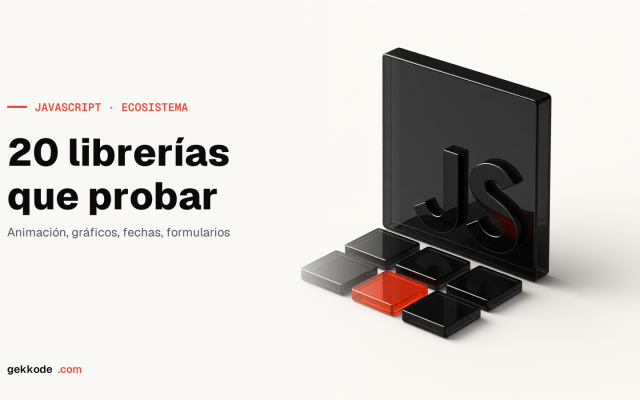 20 librerías de JavaScript que deberías probar en 2023