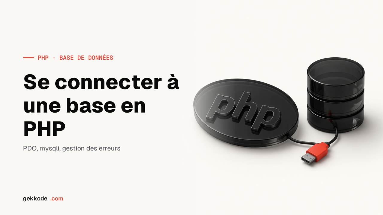 Comment établir une connexion à une base de données en PHP ?