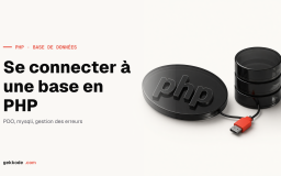 Comment établir une connexion à une base de données en PHP ?