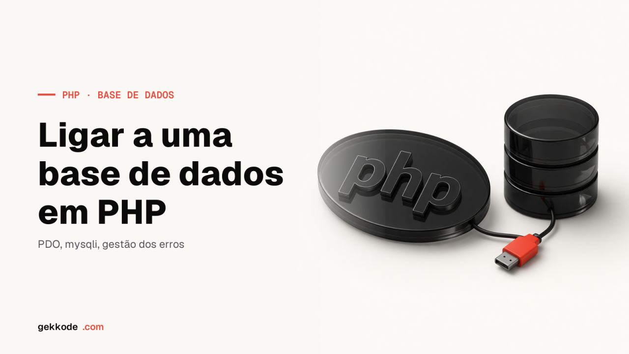 Ligar a uma base de dados em PHP: PDO, mysqli e PHP 8.5