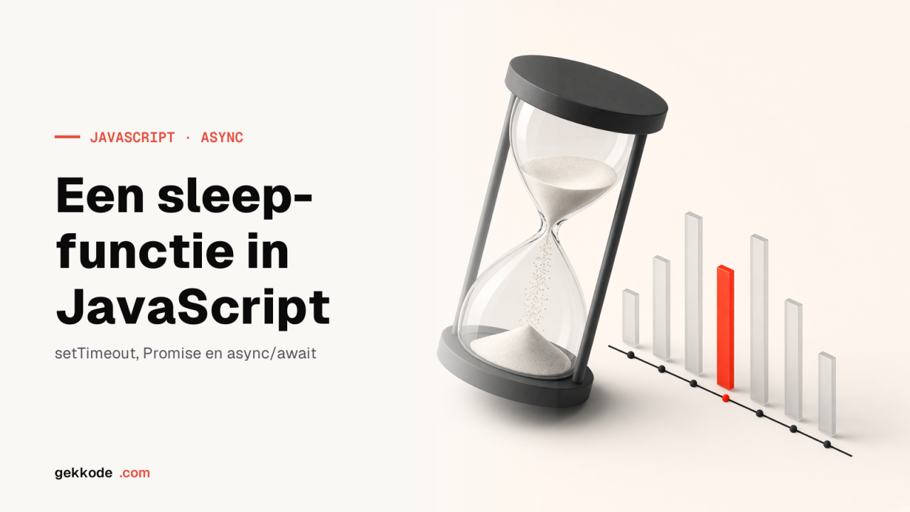 JavaScript sleep: code pauzeren met een sleep-functie