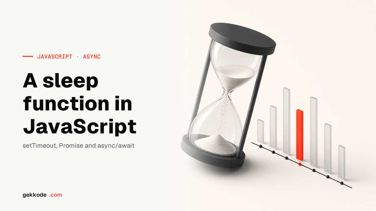 JavaScript sleep: how to pause code with a sleep function