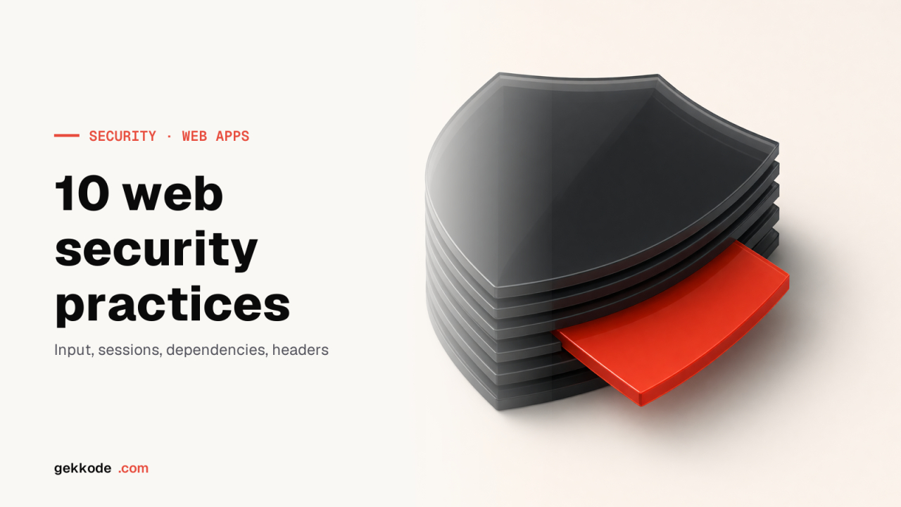 Web application security: 10 best practices for 2024