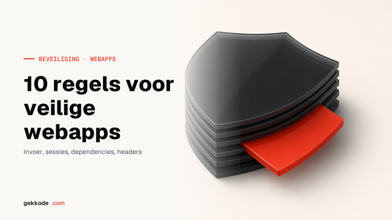 Webapplicaties beveiligen: 10 best practices voor 2024