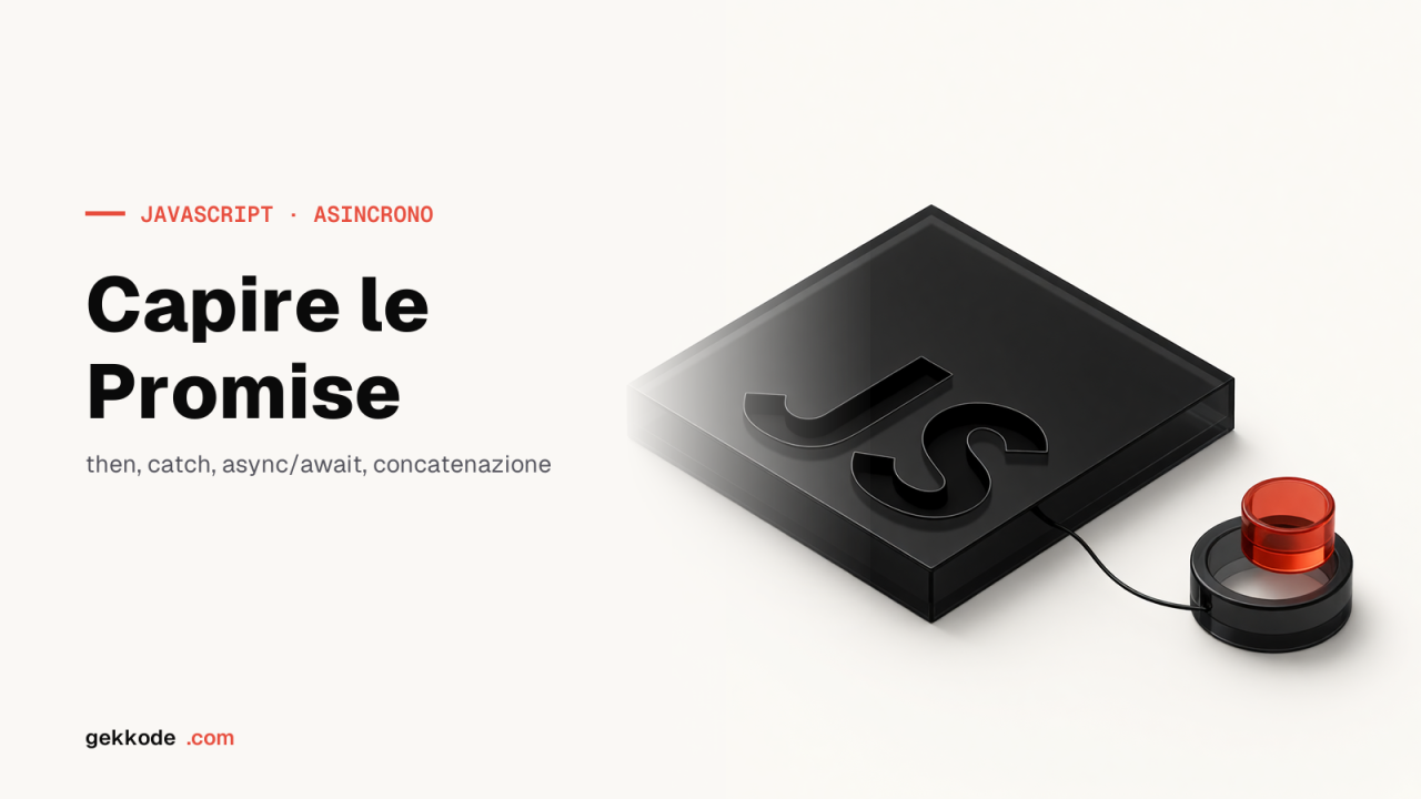 Promise in JavaScript: tutorial con then, catch e Promise.all