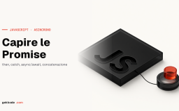 Promise in JavaScript: tutorial con then, catch e Promise.all