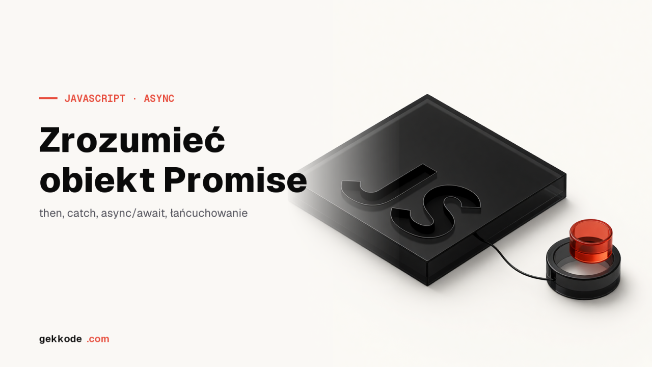 Promise w JavaScripcie: resolve, reject, then i catch