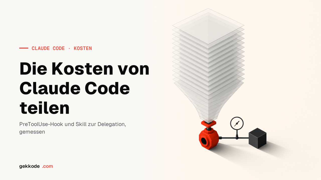 Claude Code: Kosten mit Hooks und Skills halbieren