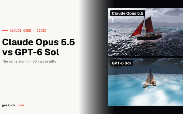 Claude Opus 5.5 vs GPT-6 Sol: the same storm in 3D