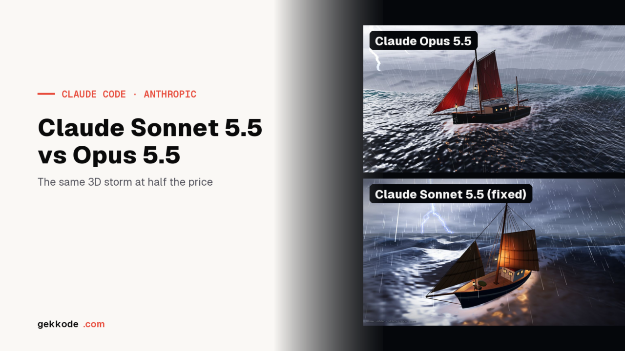 Claude Sonnet 5.5 vs Opus 5.5: half the price, one broken line