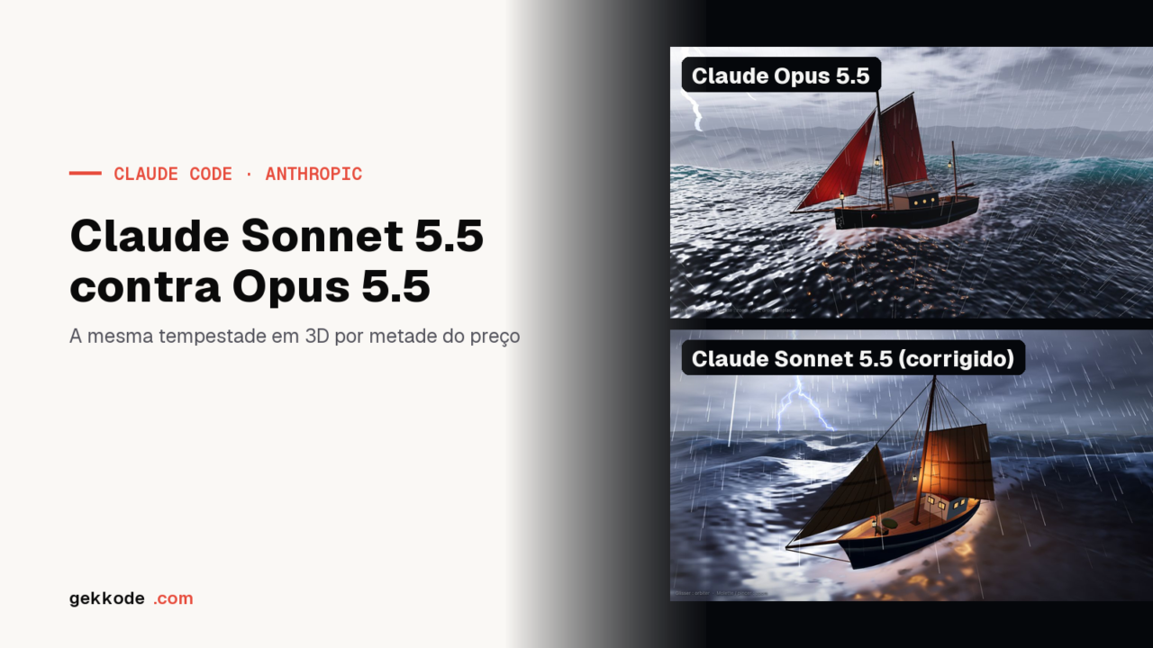 Claude Sonnet 5.5 vs Opus 5.5: metade do preço, uma linha errada