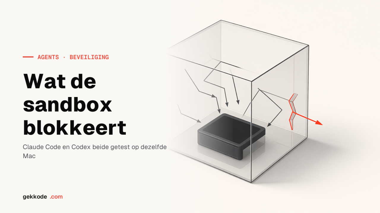 Claude Code en Codex afschermen: wat de sandbox blokkeert
