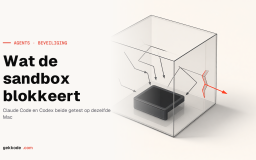 Claude Code en Codex afschermen: wat de sandbox blokkeert