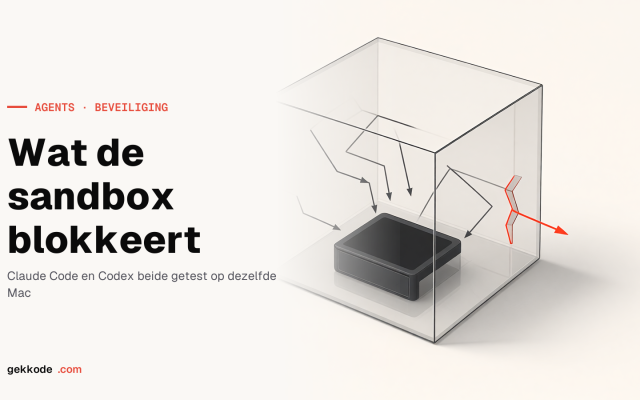 Claude Code en Codex afschermen: wat de sandbox blokkeert