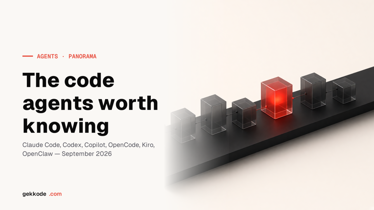 Command-line AI coding agents worth knowing
