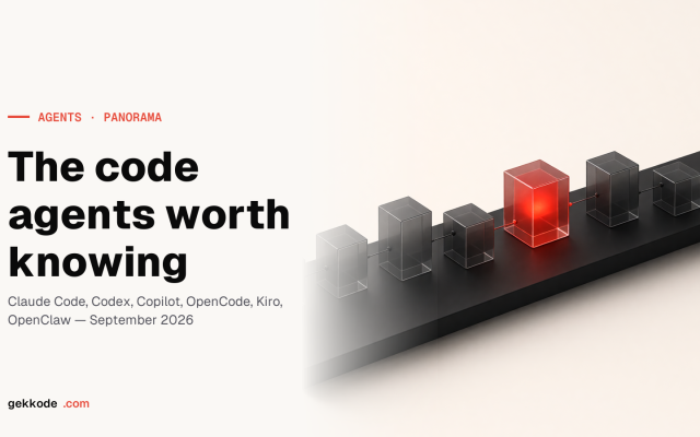 Command-line AI coding agents worth knowing