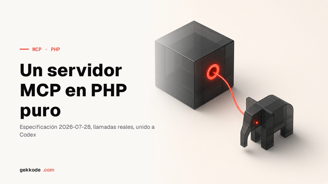 Crear un servidor MCP en PHP sin ninguna dependencia
