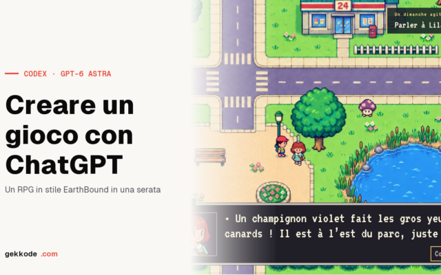 Creare un gioco con ChatGPT: un RPG in stile EarthBound in una serata